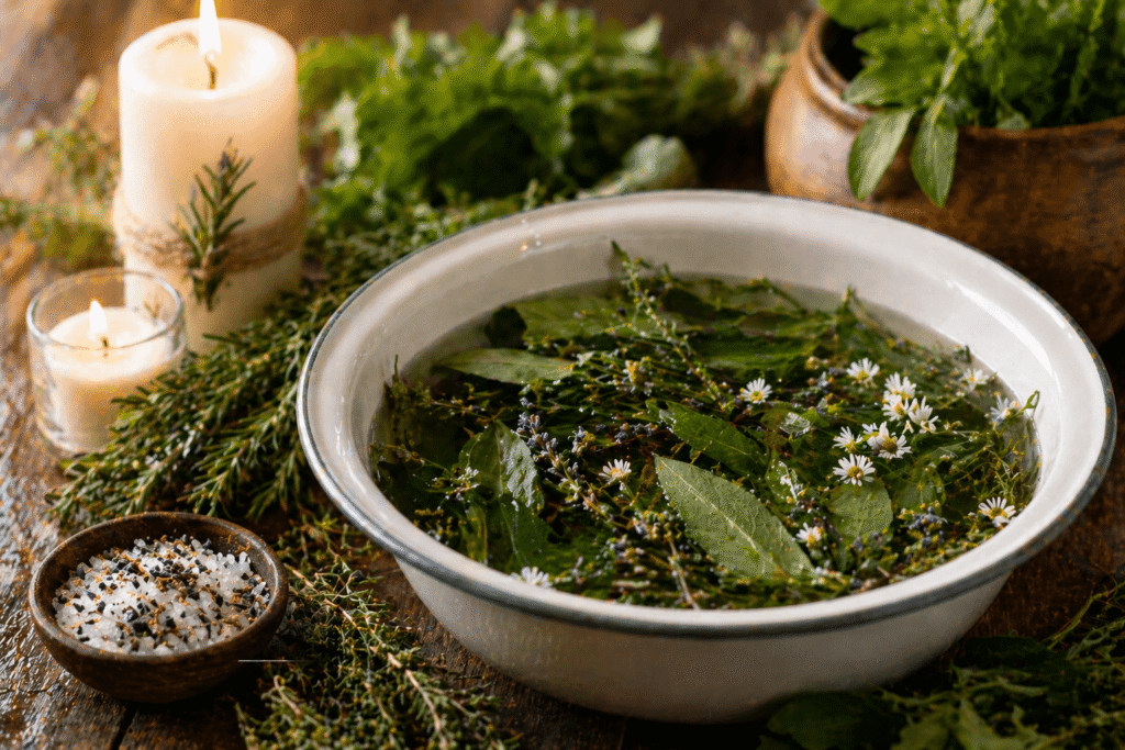 Banho de Ervas para Limpeza Espiritual: as Melhores Combinações para Descarrego