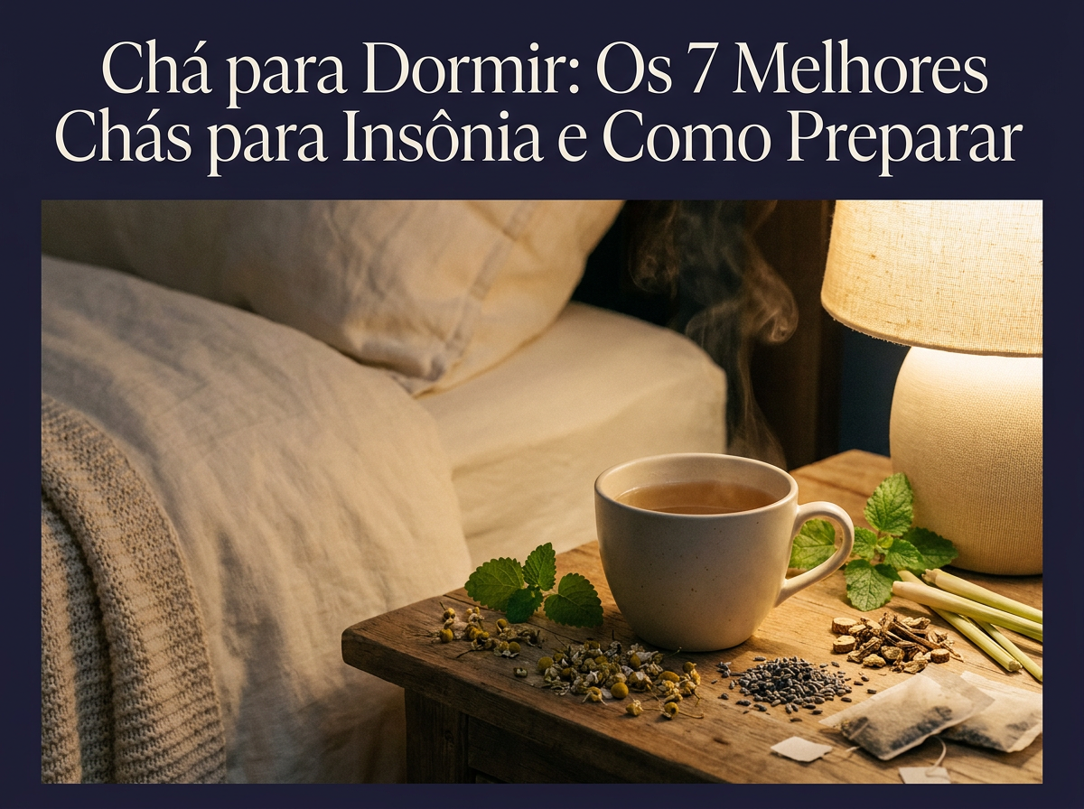 Chá para Dormir Os 7 Melhores Chás para Insônia e Como Preparar