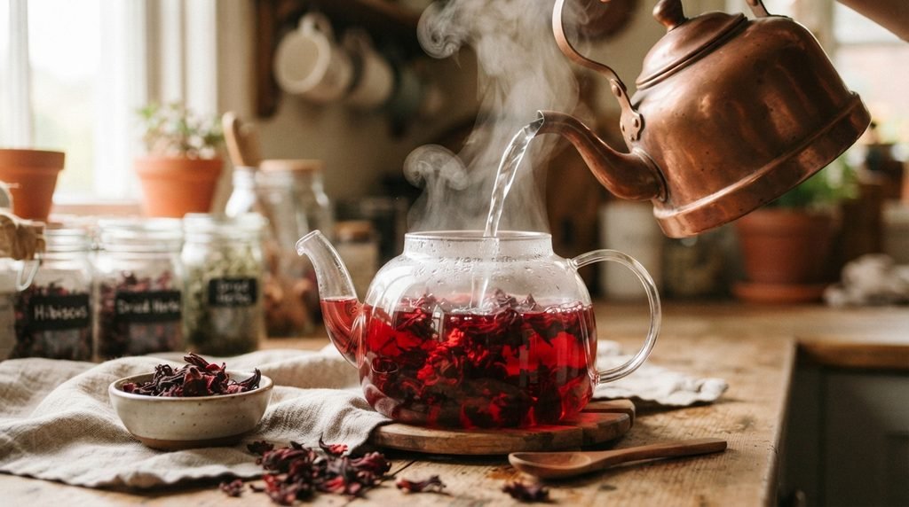 chá de hibisco