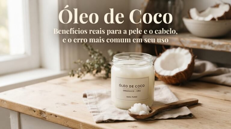 Óleo de Coco para Pele e Cabelo